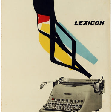 Olivetti Lexicon Hispano Typewriter Midcentury Nizzoli