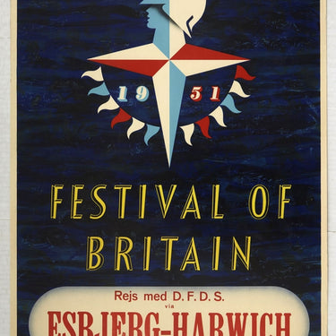 Festival Of Britain Esbjerg Harwich Midcentury Abram Games