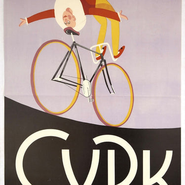 Cyrk Cyclist Polish Circus Acrobat Clown Bicycle