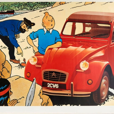 Citroen 2CV6 Tintin Herge