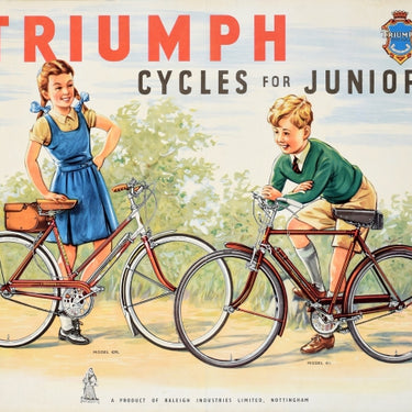 Triumph Cycles For Juniors Raleigh Industries