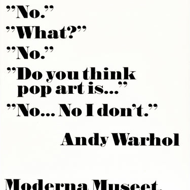 Andy Warhol Moderna Museet Stockholm Pop Art