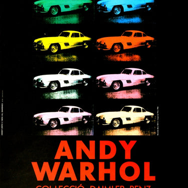 Andy Warhol Cars Exhibition Mercedes 300SL