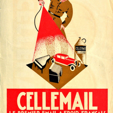 Cellemail Enamel Paint Art Deco France