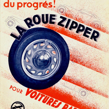 Aerodynamic Zipper Wheel Art Deco