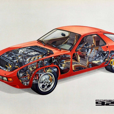 Porsche 928 Cutaway Dealership