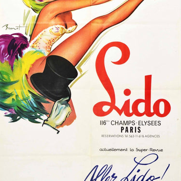 Lido Cabaret Champs Elysees Paris