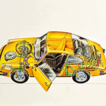 Porsche 911 Cutaway Dealership