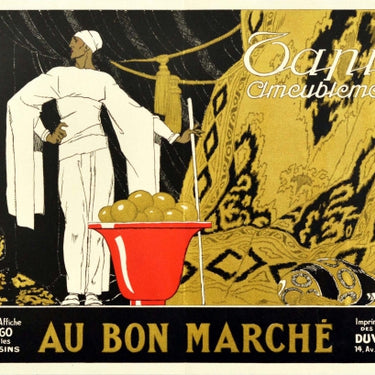 Au Bon Marche Home Furnishings Art Deco Rene Vincent