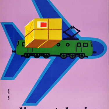 Air France Freight Colis Postal Airmail Colin