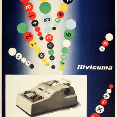 Olivetti Hispano Divisuma Midcentury