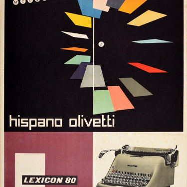 Hispano Olivetti Lexicon 80 Midcentury Modern