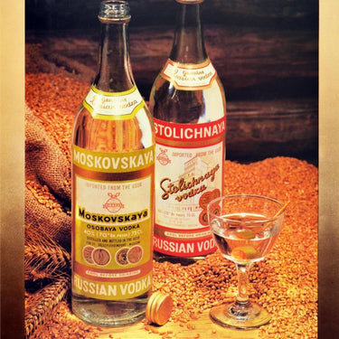 Russian Vodka Moskovskaya Stolichnaya Beriozka Shops
