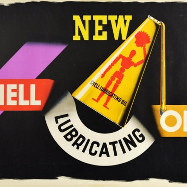 New Shell Lubricating Oils McKnight Kauffer