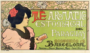 Aromatic Tea Paraguay Art Nouveau