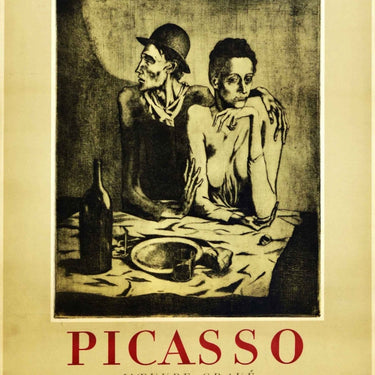 Picasso The Frugal Meal Engraving Exhibition