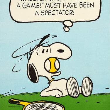 Snoopy Game Spectator Tennis