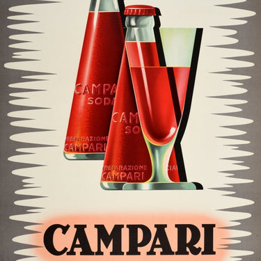 Campari Soda Bottle Glass