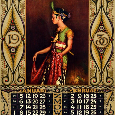 Royal Packet Shipping Company KPM Calendar Bali