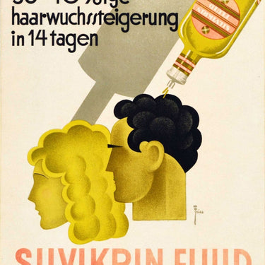 Silvikrin Fluid Hair Care Art Deco