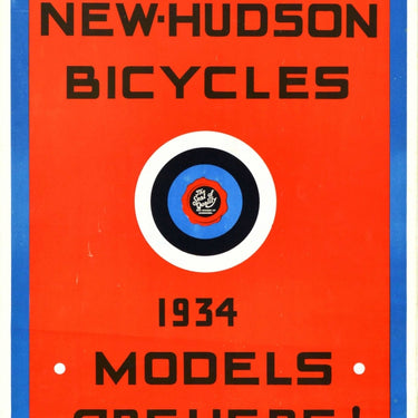 New Hudson Bicycles Art Deco