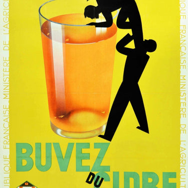 Drink Cider Art Deco Buvez Du Cidre France