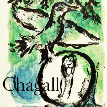 Chagall Oiseau Vert Green Bird 1962