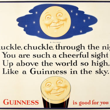 Guinness Is Good For You Chuckle Through The Night Moon