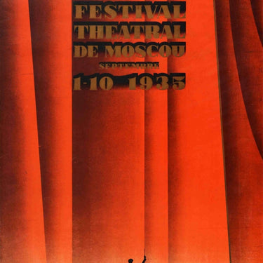 Moscow Theatre Festival 1935 USSR Intourist