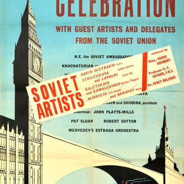 British Soviet Friendship Month Soviet Artists