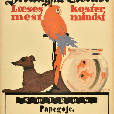 Berlingske Tidende Newspaper Parrot Dog Fish