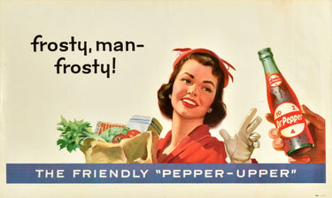 Dr Pepper Frosty Man Frosty Soft Drink