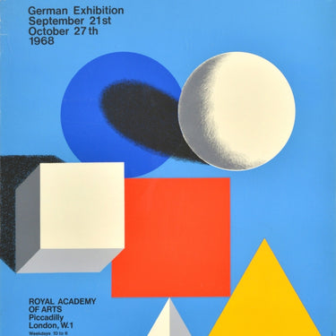 Bauhaus German Exhibition Royal Academy Of Arts 1968