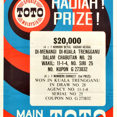 Toto Sports Lottery Totaliser Malaysia