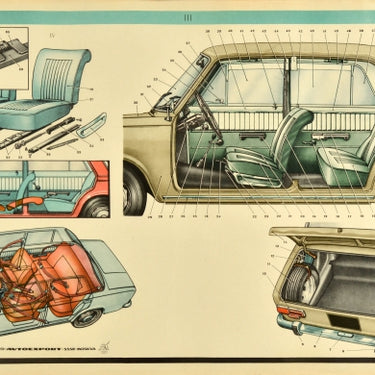 Lada Car AvtoVAZ Interior USSR Moscow