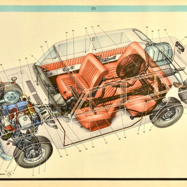 Lada Car AvtoVAZ Interior Engine USSR