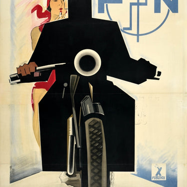 Leon Houard Art Deco Fabrique Nationale Motorcycles