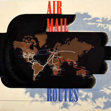 Air Mail Routes GPO McKnight Kauffer