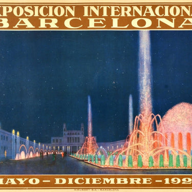 Barcelona International Exposition 1929 Expo World Fair