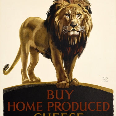 EMB Home Produced Cheese Empire Marketing Board Lion