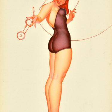 Pin Up Lady Telephone Hat George Petty