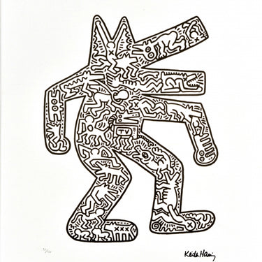 Keith Haring Dog Silhouette