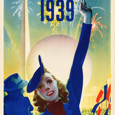 New York World Fair 1939 Fireworks Art Deco