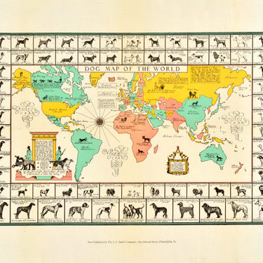 Dog World Map Joseph Patterson Sims