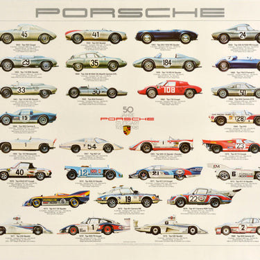 Porsche 50 Years Racing Cars