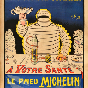 Michelin Man Nunc Est Bibendum To Your Health