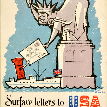 Surface Letters To USA GPO Post