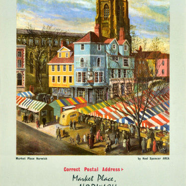Market Place Norwich Noel Spencer Post Office