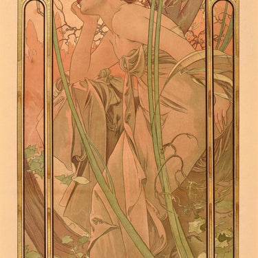Times Of The Day Reverie Du Soir Evening Contemplation Mucha