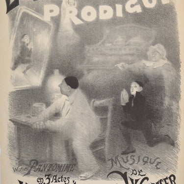 Enfant Prodigue Prodigal Son Adolphe Willette